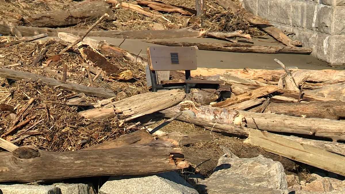 Maine's Popham Beach, state park damaged in storm