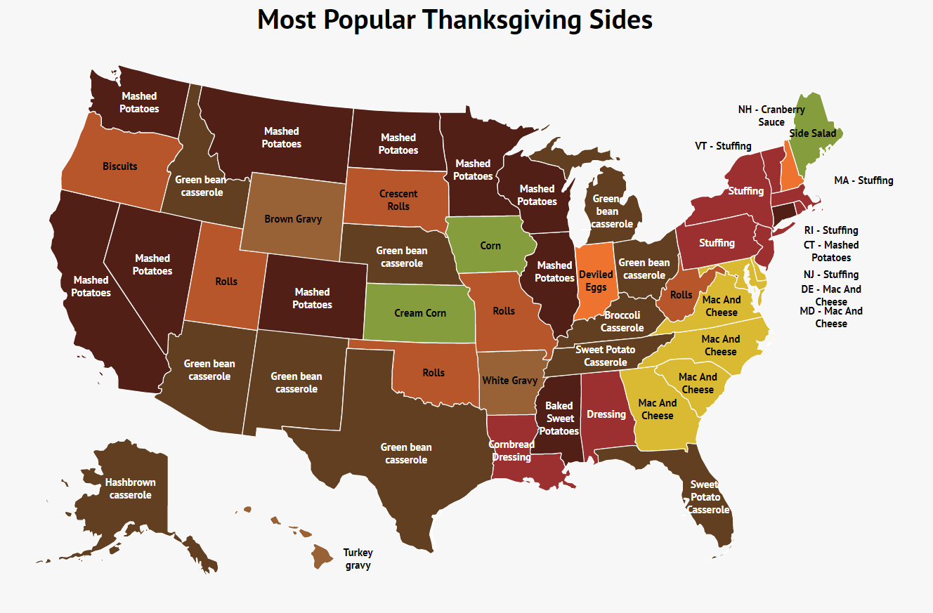 Ohioans Prefer Green Bean Casserole As Favorite Thanksgiving Side Dish Data Finds