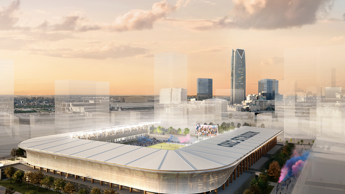 Oklahoma City unveils design for new multiuse stadium: See the renderings