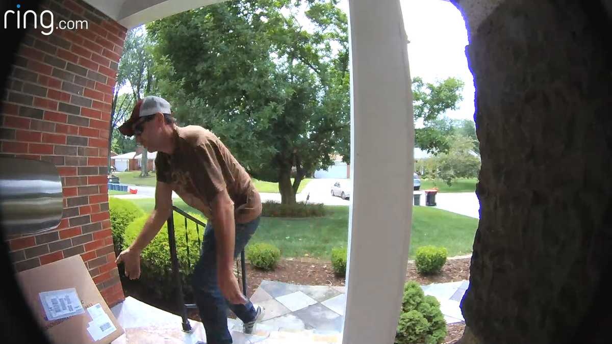 Theft Suspect Caught On Camera Stealing Package From Porch