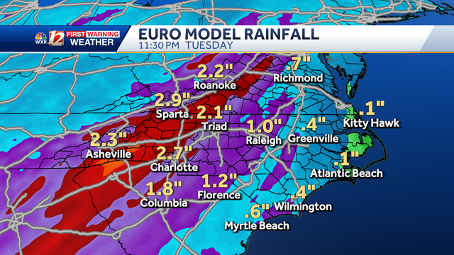 FLOODING THREATS: Tuesday in North Carolina and Virginia - Vimarsana News