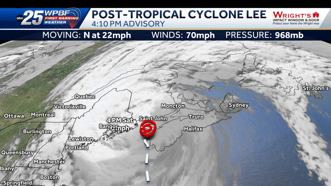 Video Hurricane Lee continues its path toward New England - ABC News