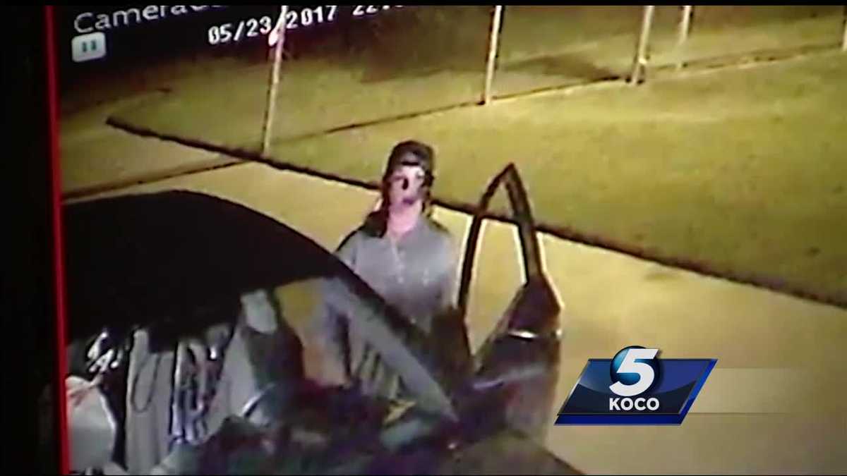 Woman caught on camera stealing American flag from McLoud lawn