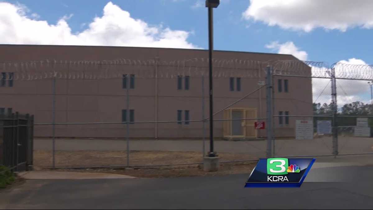 Protesters outside the Placer County Jail