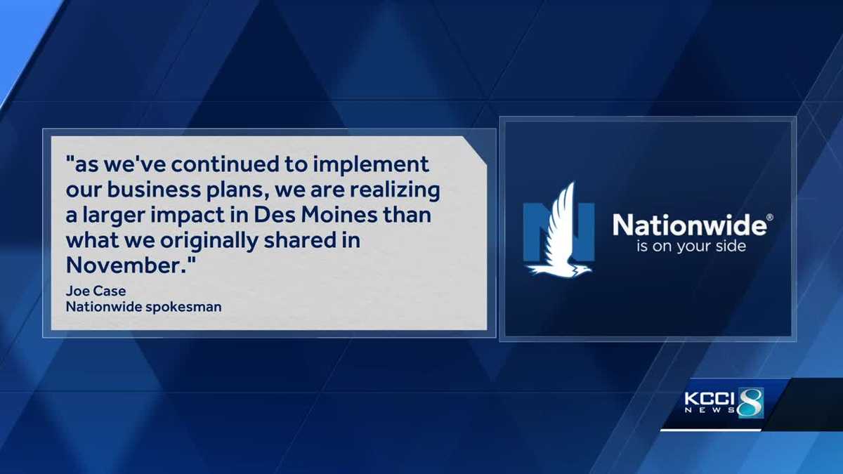 Nationwide Insurance more than doubles Des Moines job cuts