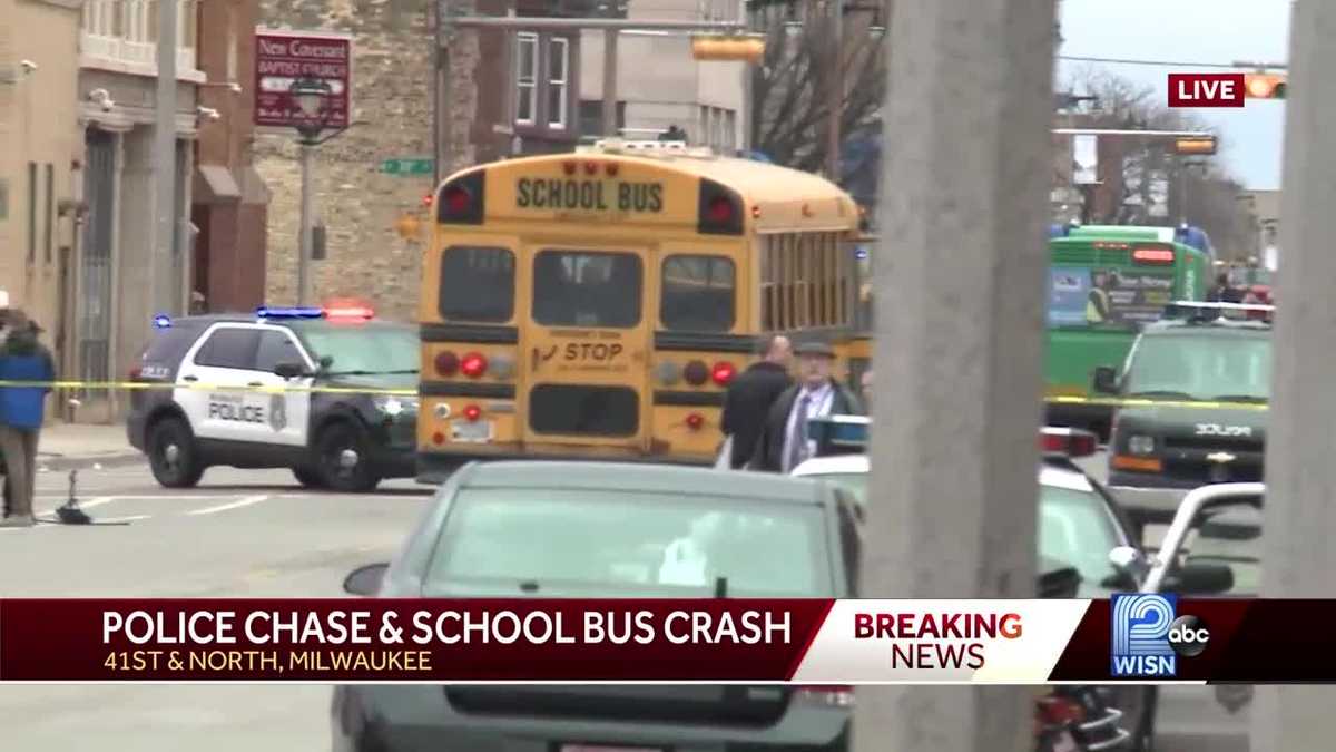 7 injured in multi-vehicle crash after police chase