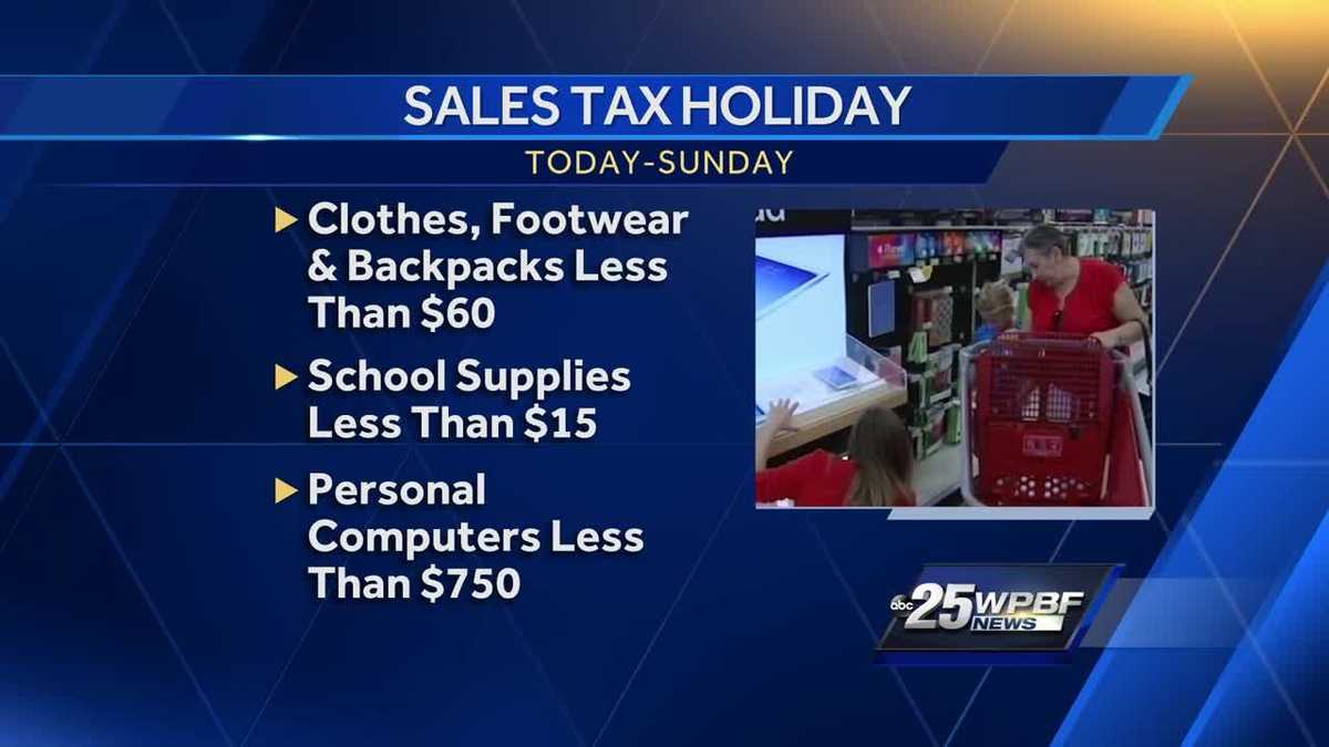 Florida’s backtoschool tax holiday starts Friday