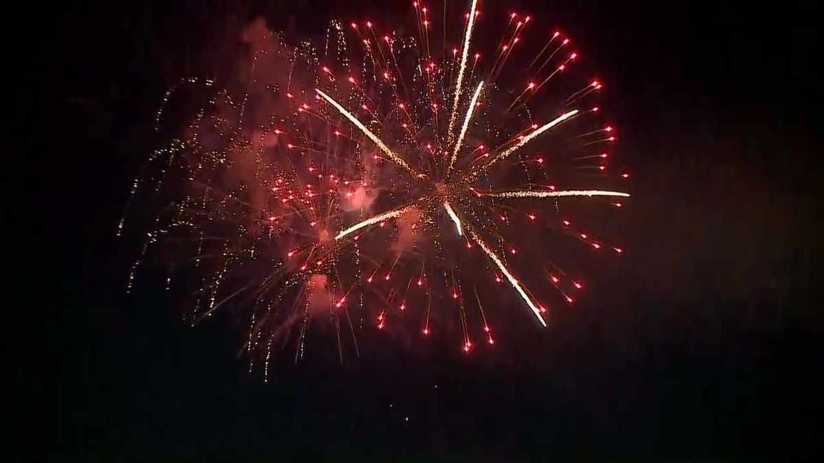 Raw video Annual fireworks display in Manchester