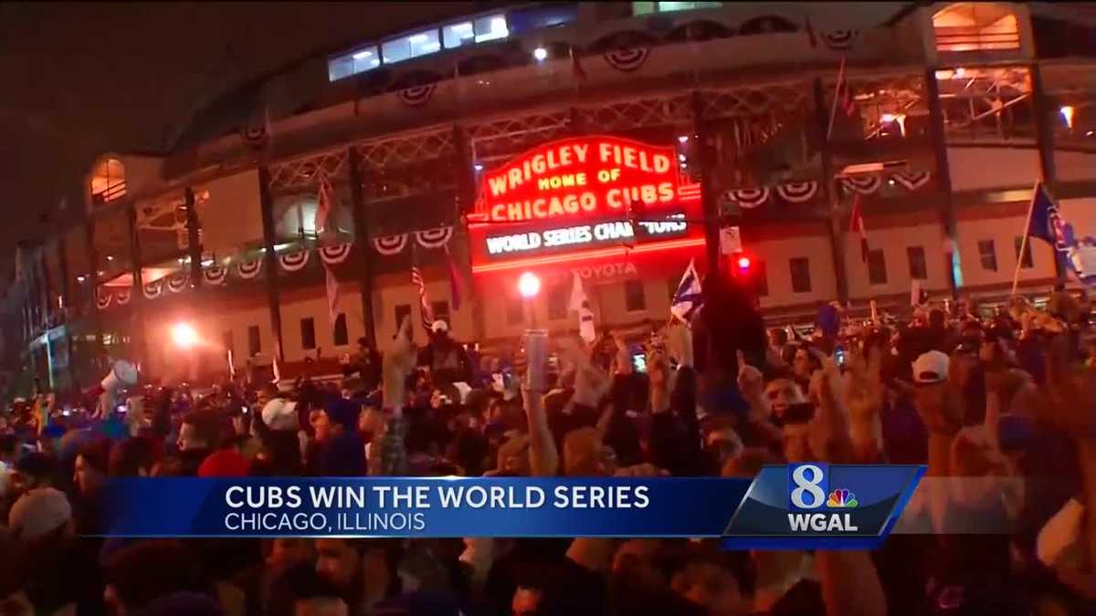 Party like it's 1908 -- Chicago celebrates first Cubs World Series