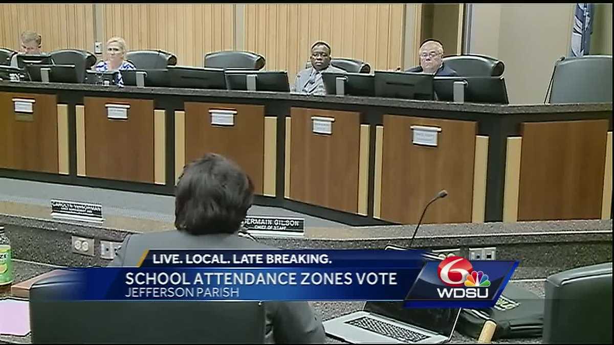 Jefferson Parish School Board approves rezoning plan