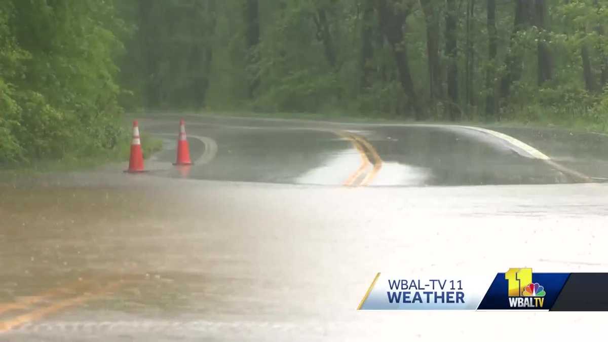 Officials warn drivers to stay away from flooded roads in Anne Arundel