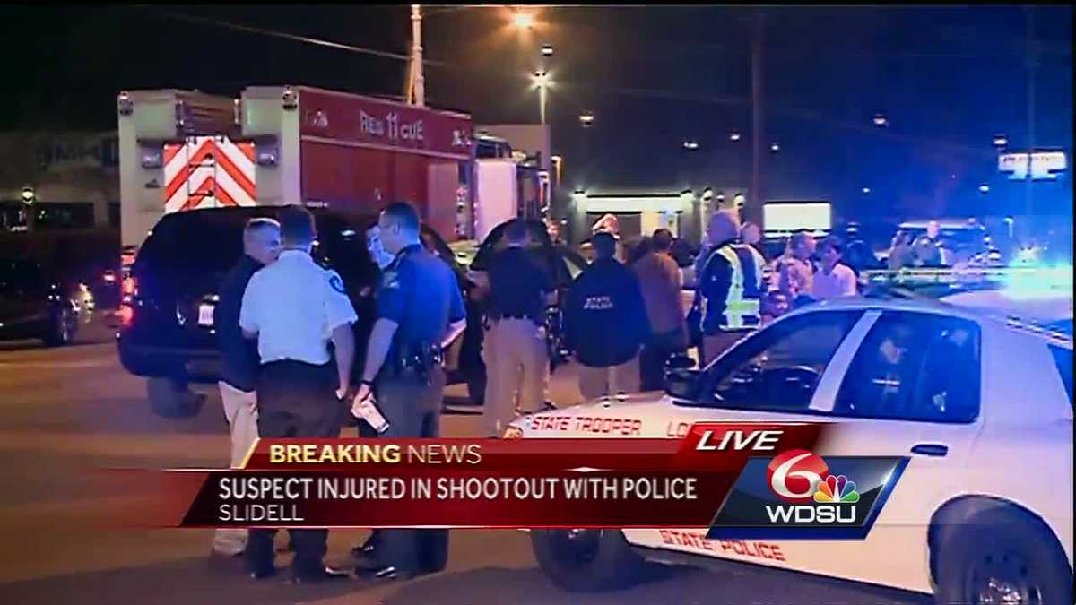 Robbery suspect wounded in shootout with Slidell police, officials say