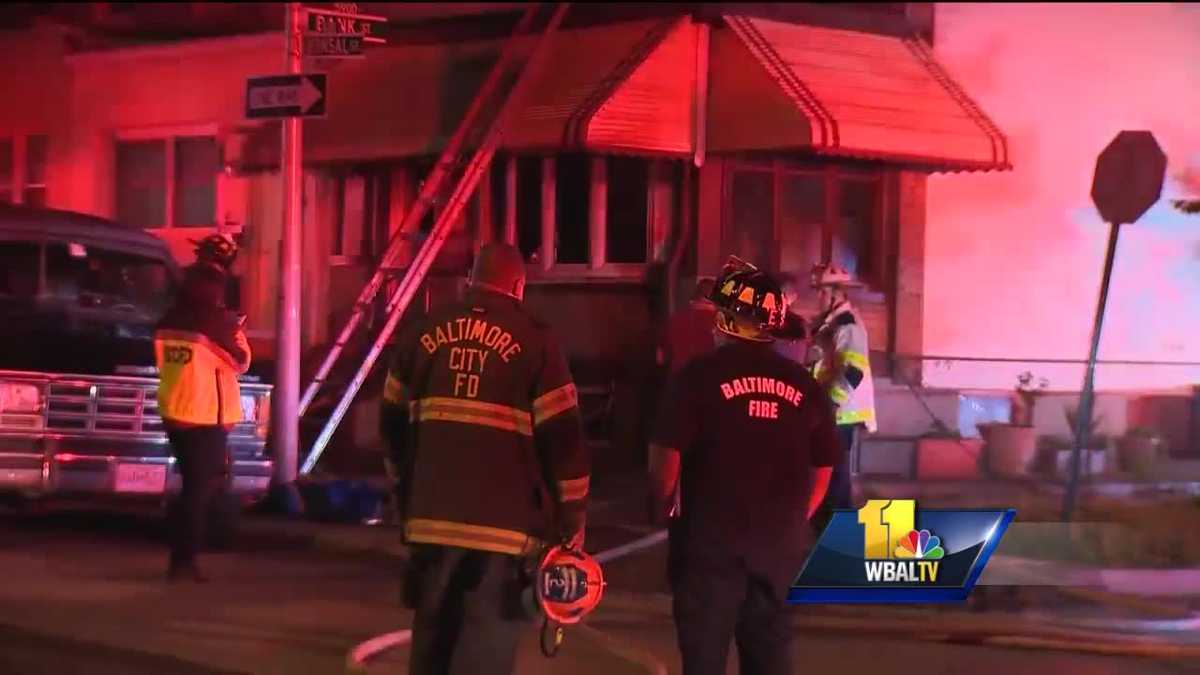 Man dead, woman injured in southeast Baltimore fire