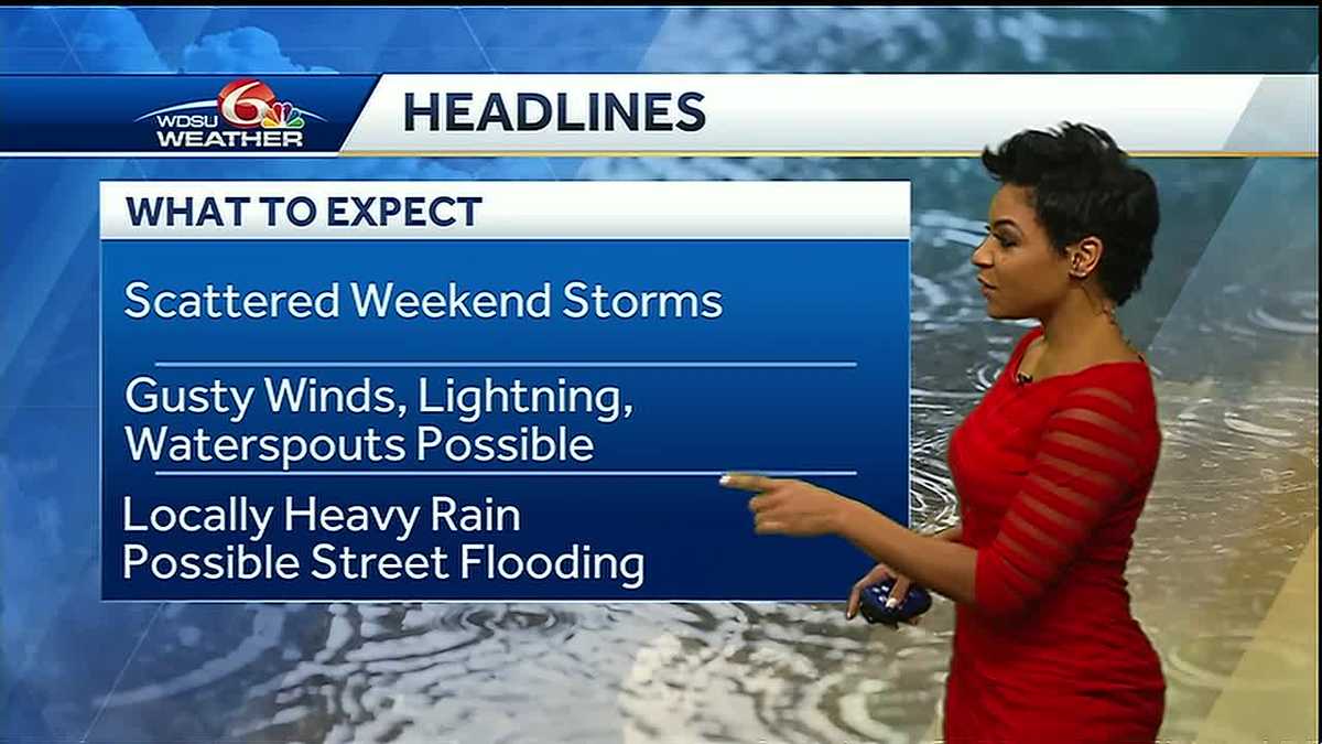 Friday Videocast: Unsettled weekend