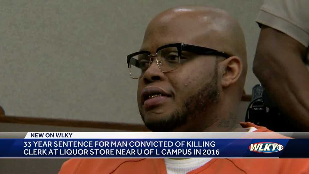 Man convicted in liquor store clerk's shooting sentenced to 33 years