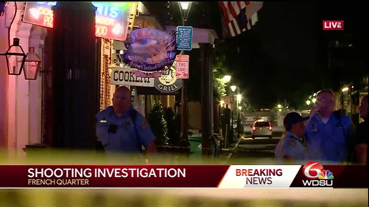 Nopd Investigating Double Shooting On Bourbon Street 1626