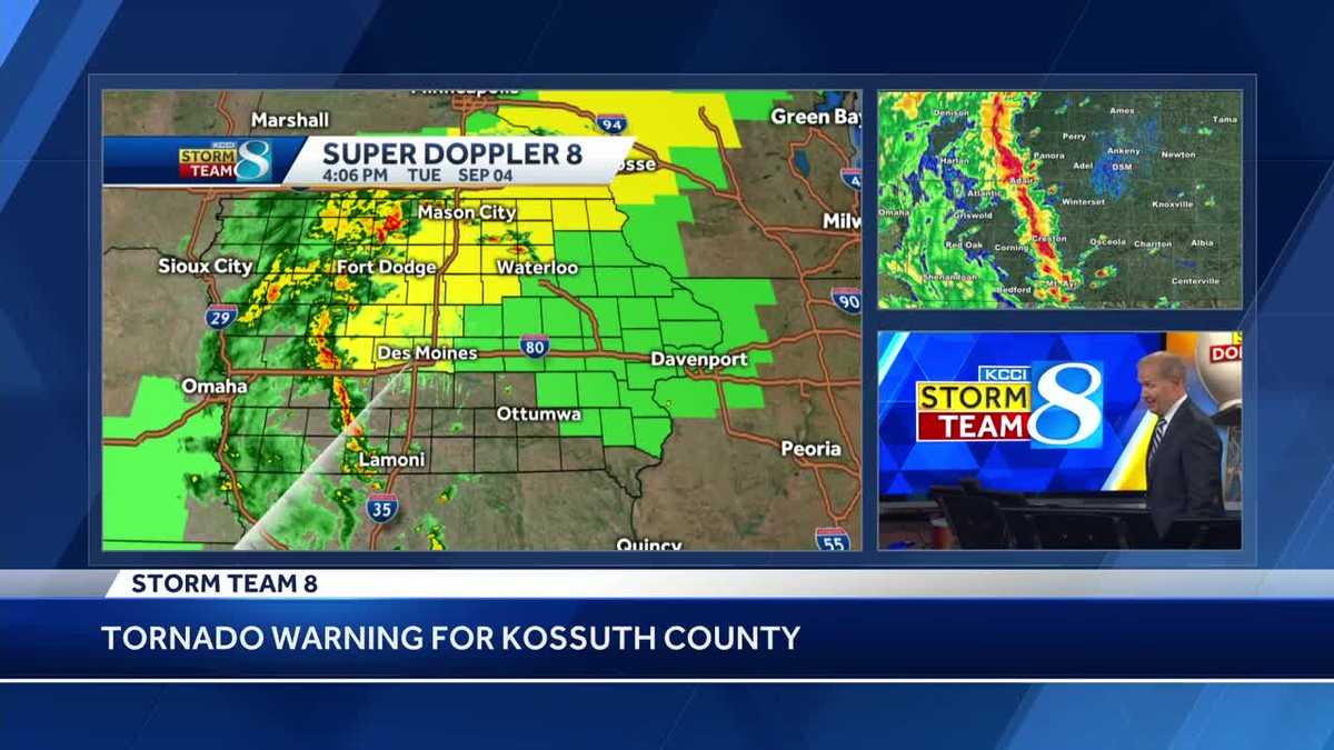 Tornado watches issued in central Iowa until 10 p.m. - KCCI