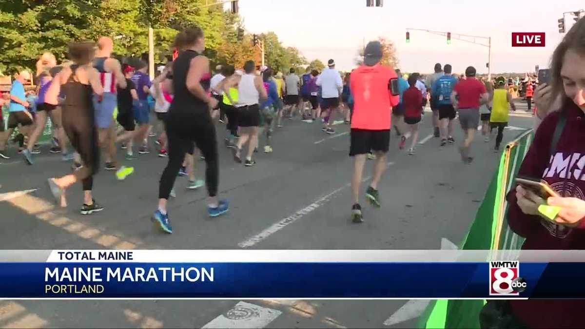 Runners take off for 27th annual Maine Marathon