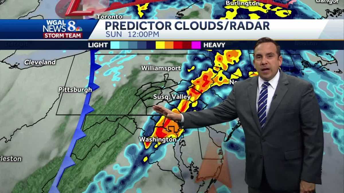 Widespread Rain Tonight & Sunday; Could Be Heavy At Times
