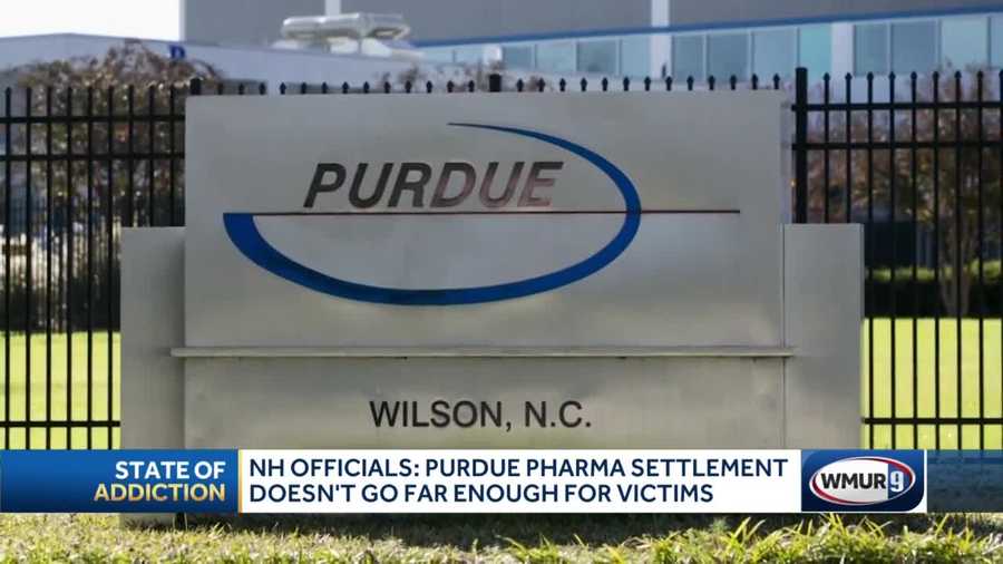 New Hampshire officials: Purdue Pharma settlement doesn't go far enough for victims