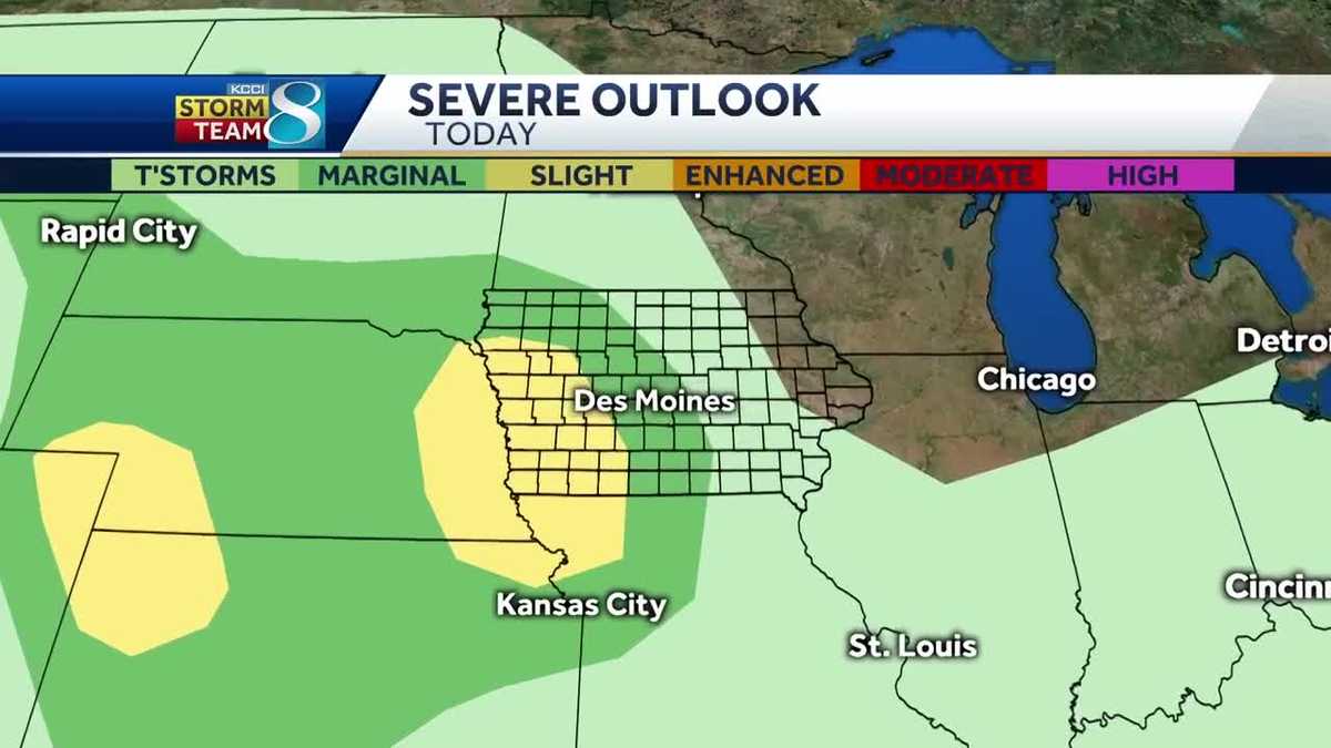 Severe weather outlook for today