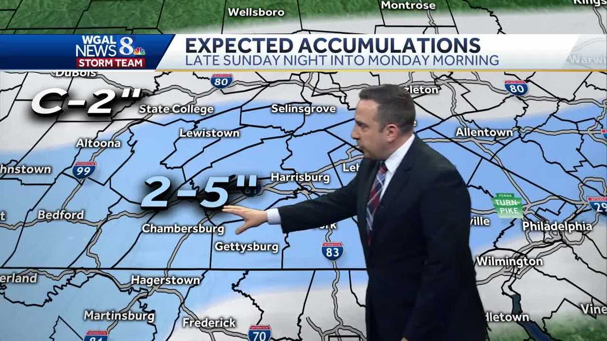 Cool, breezy Easter Sunday, with a chance of snow on Monday