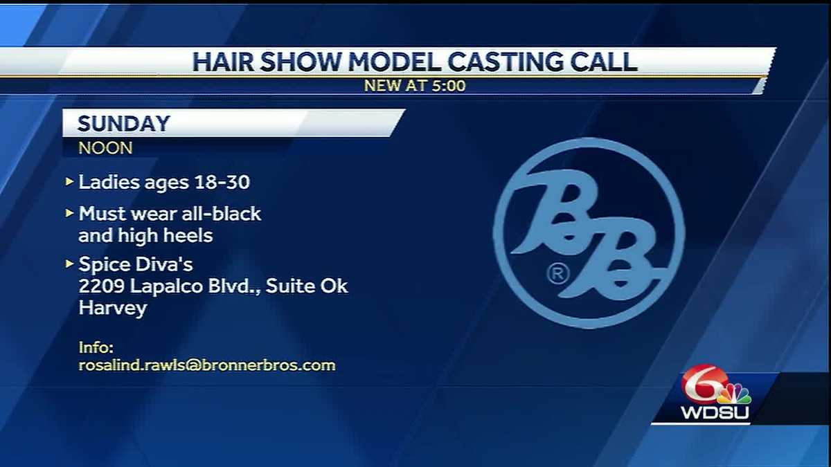 Attention International hair show looking for models in New Orleans