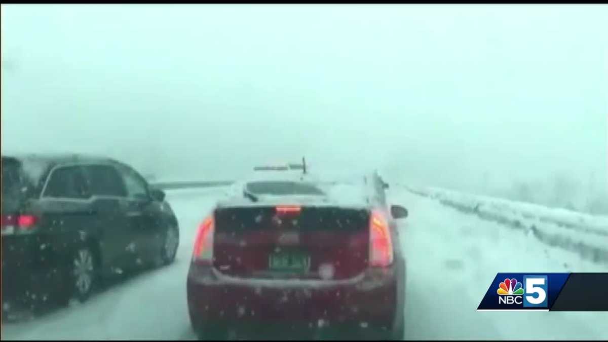 Snow causes more than 100 crashes in Vermont