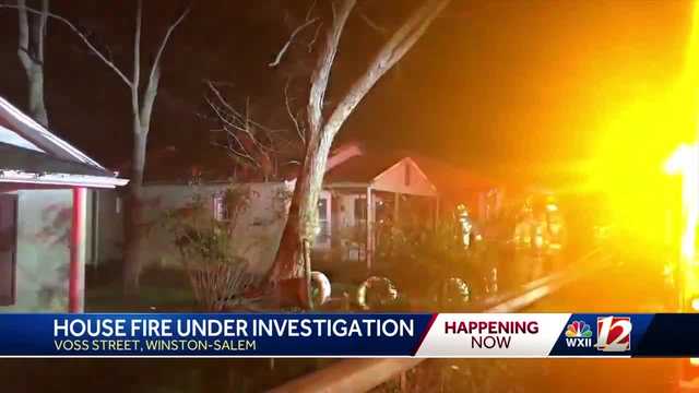 Overnight fire damages a home in Winston-Salem