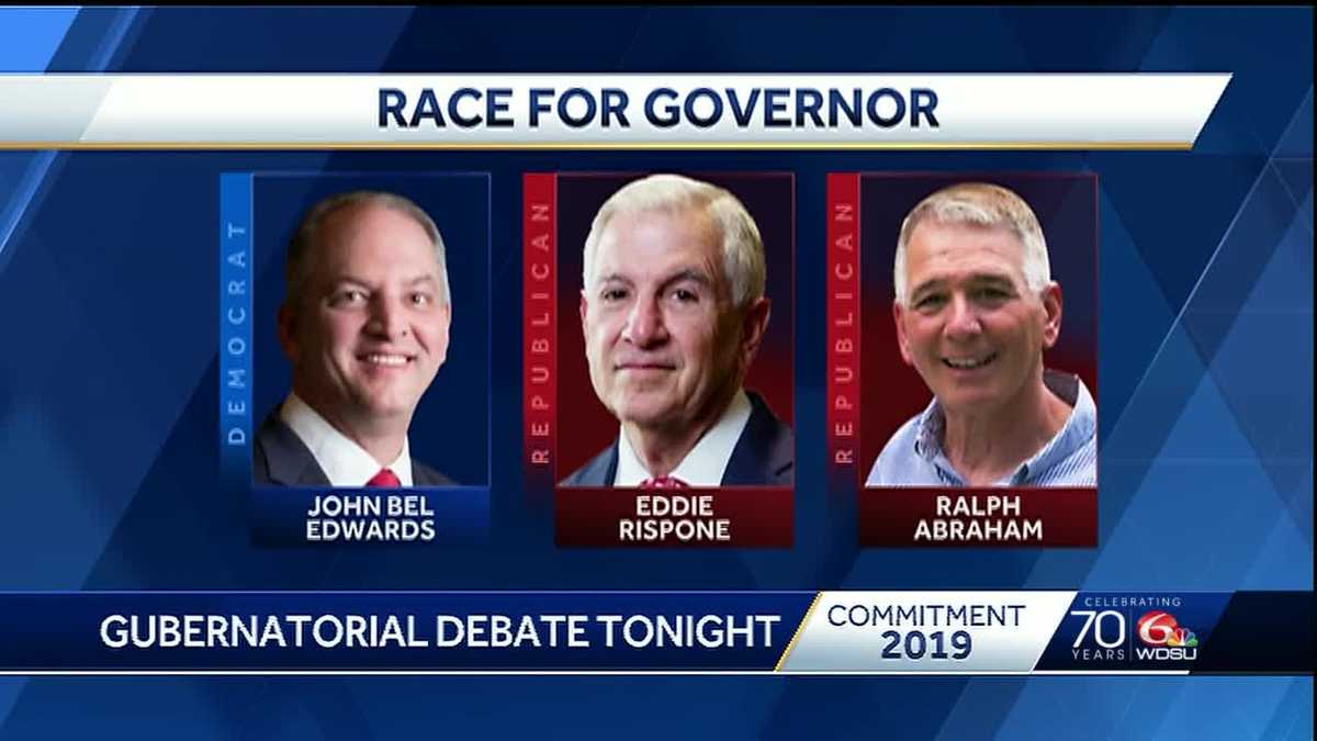 First debate in Louisiana governor's race to be broadcast statewide tonight