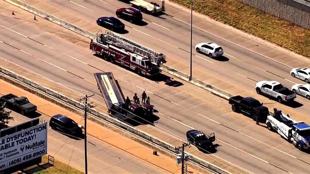 I-35 northbound reopens in south Oklahoma City after injury crash