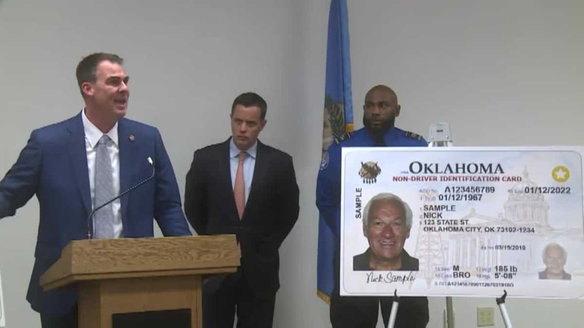 Gov. Stitt Oklahoma will be ready to start issuing Real IDs in May 2020