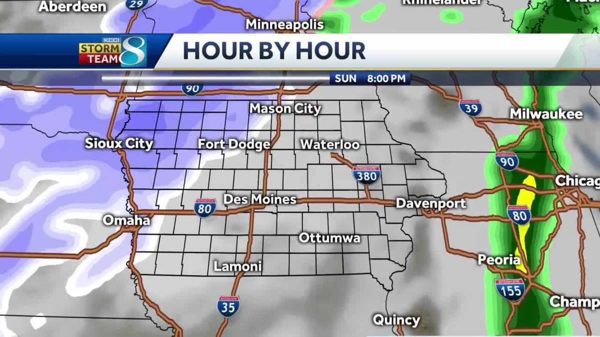 Incoming storm system brings heavy rain, snow to Iowa