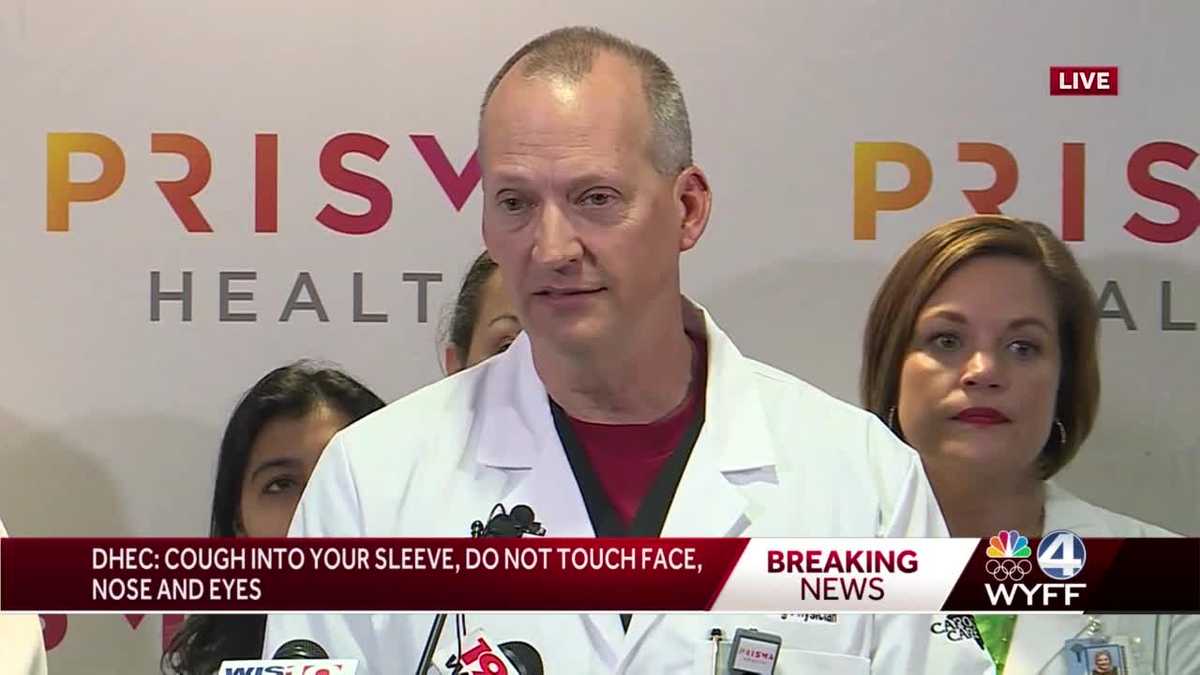 Prisma Health, DHEC updates community on its preparedness and treatment of COVID-19 patients - WYFF4 Greenville thumbnail