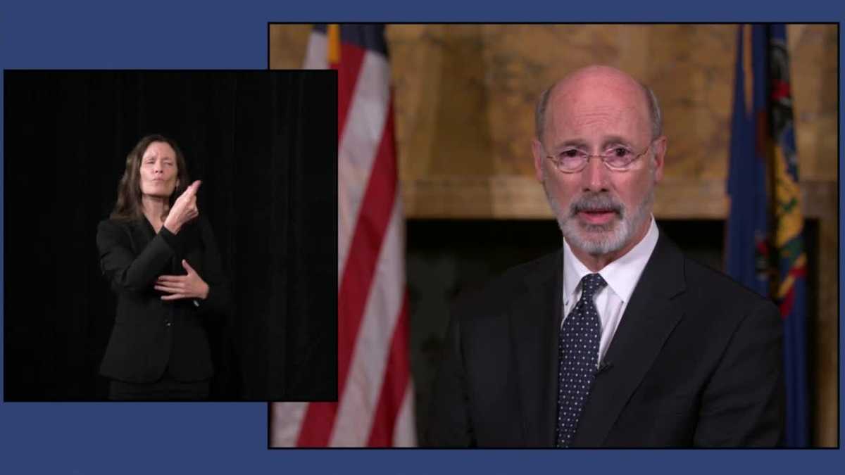 Watch Gov Wolf Outlines Plan To Reopen Pennsylvania 2314