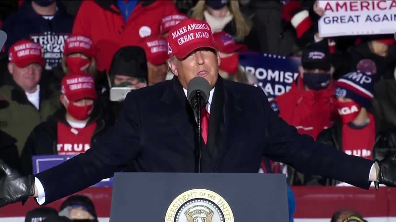 President Trump Holds Final Campaign Rally In Kenosha