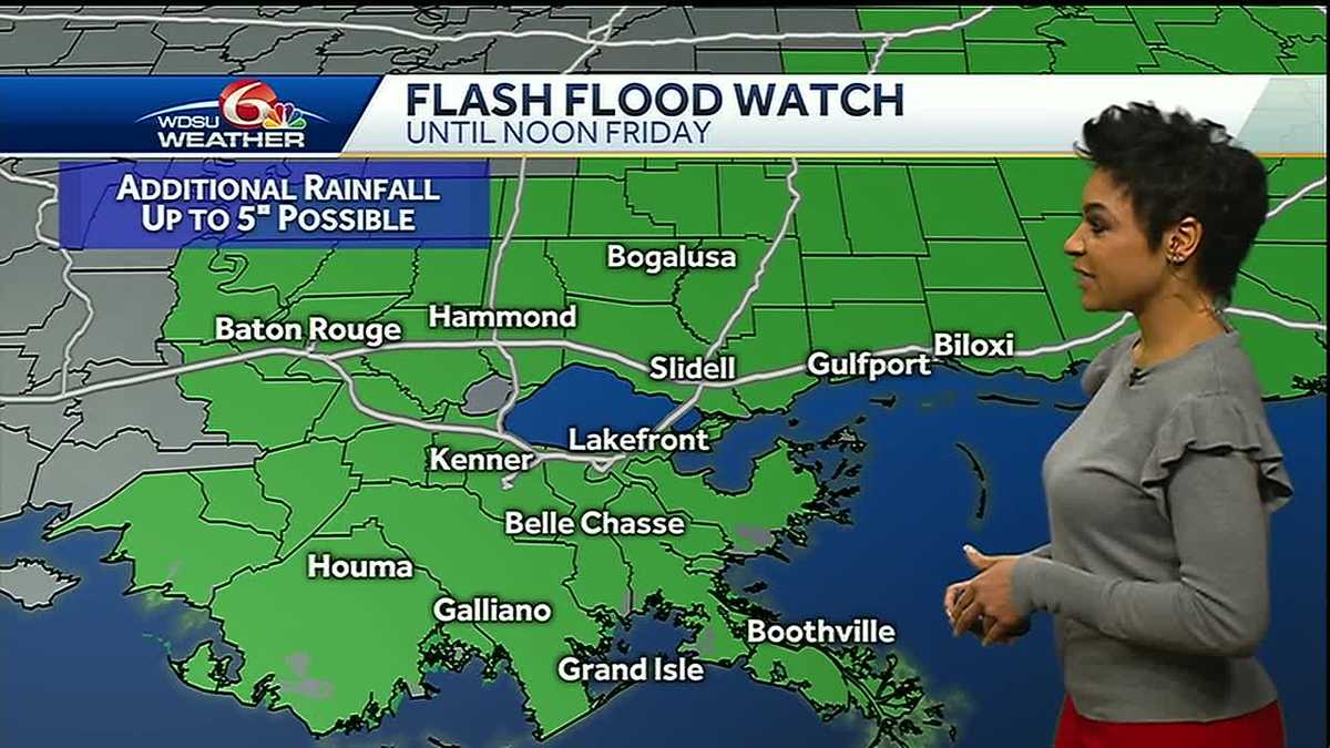 Severe weather floods homes across Southeast Louisiana