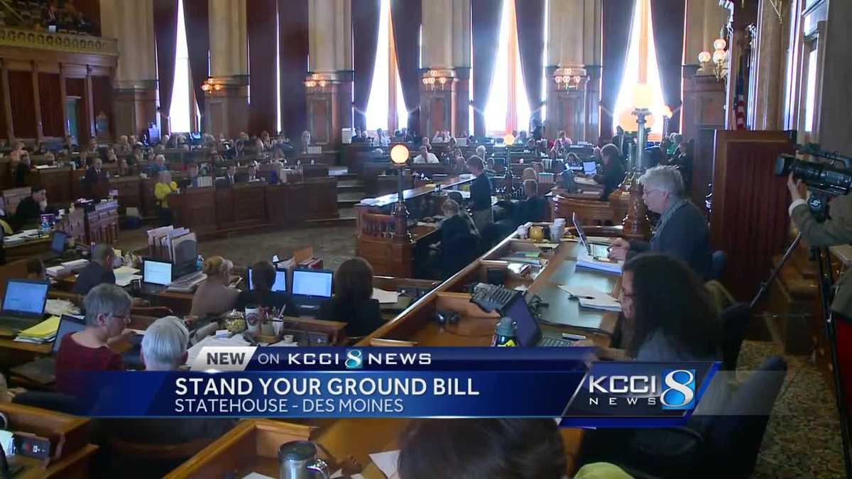 Iowa House approves gun bill with standyourground provision