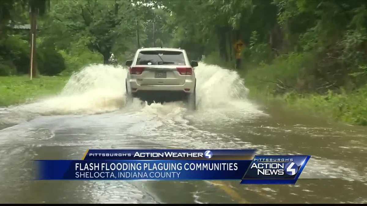 Indiana County dealing with flash flooding that claimed one life