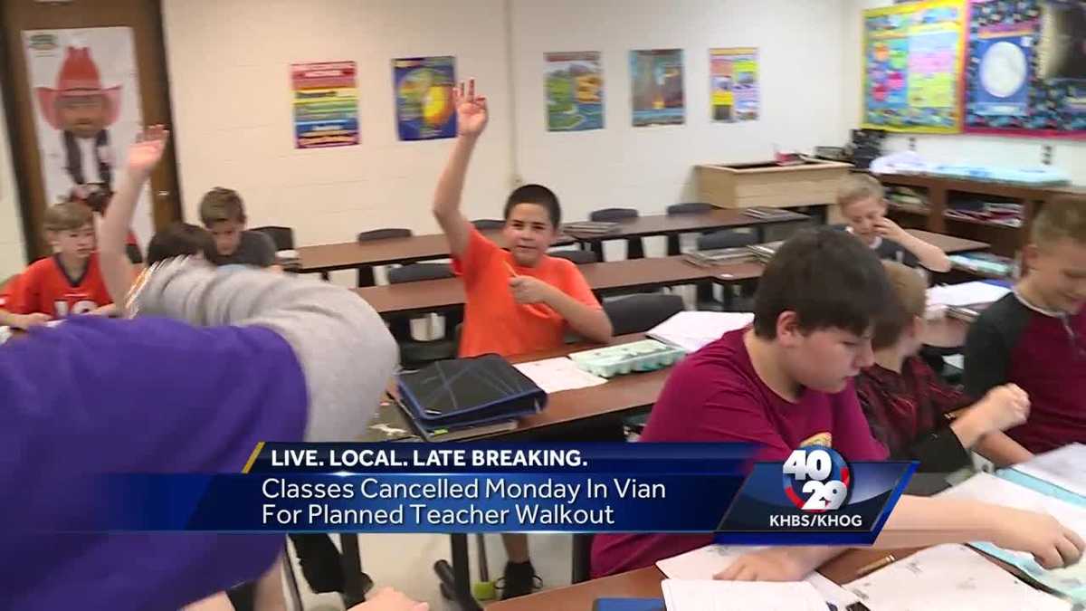 Vian School District plans for Monday teacher rallies
