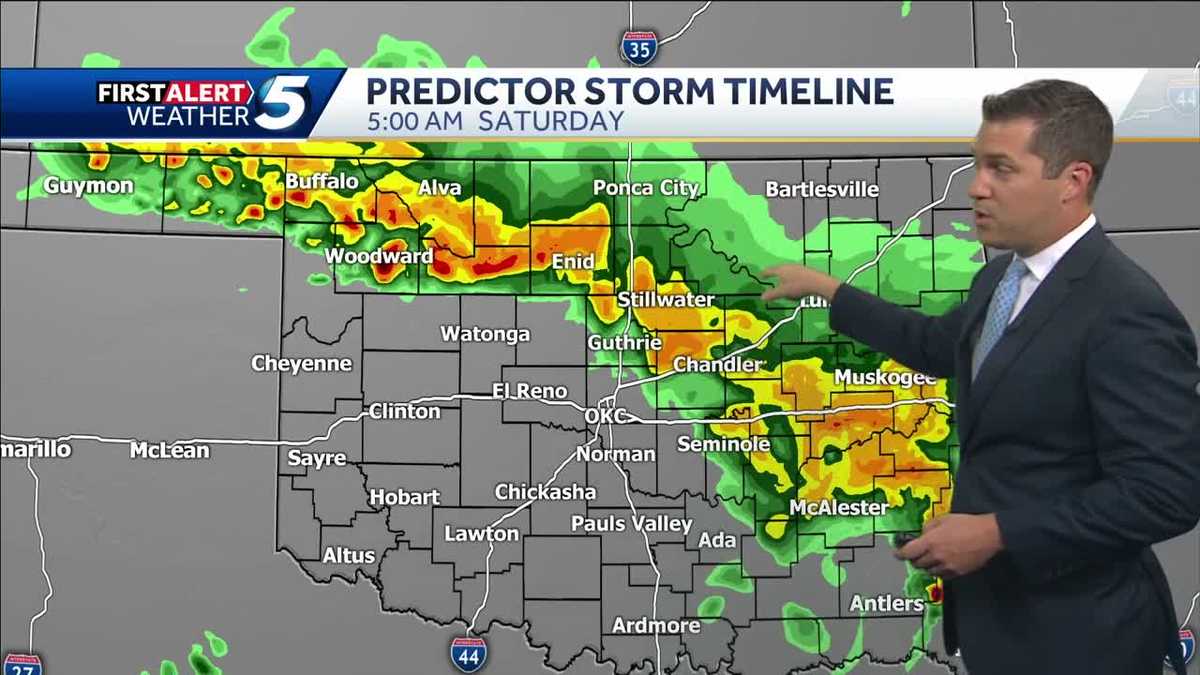 TIMELINE: See when the storms could impact your weekend plans