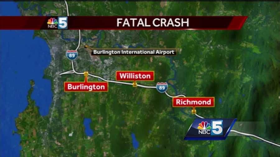I-89 fatal crash map