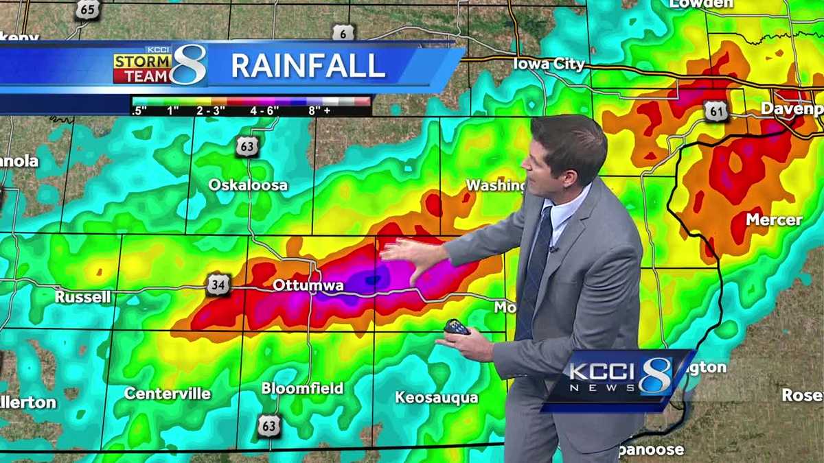Heavy rain brings flooding to southern Iowa overnight