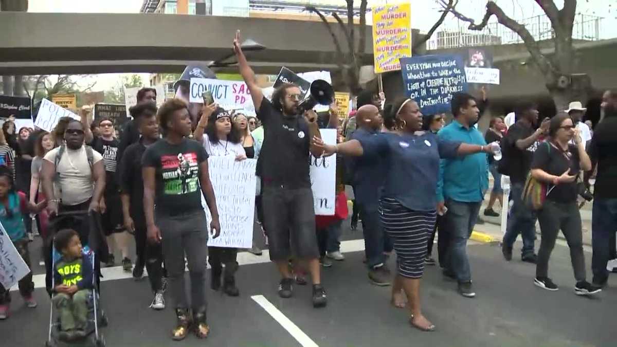 Protesters call for charges in Stephon Clark's police shooting death