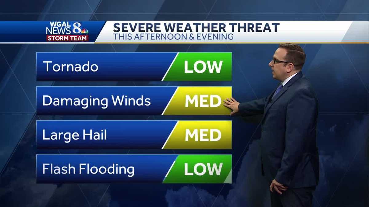 Severe Storms Possible Late This Afternoon & Evening; More Storms Wednesday