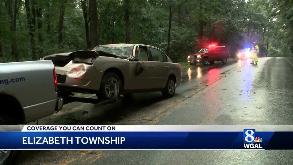 One person injured after tree falls on vehicle in Lancaster County