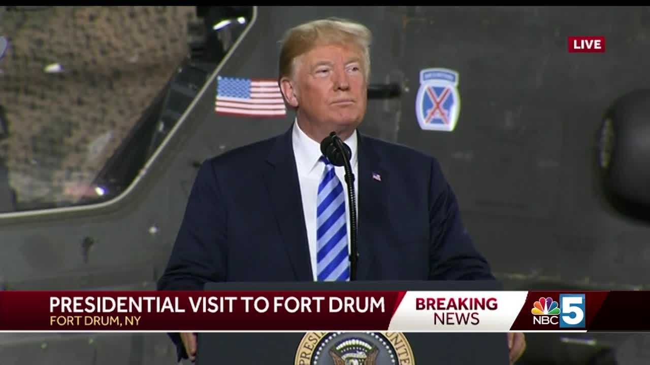 President Trump Signs $716B Defense Spending Bill At Fort Drum