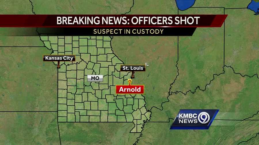 Officers shot in Arnold, Mo.