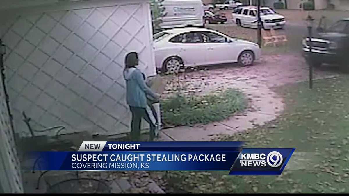 Thief caught on camera taking package from Mission man's porch