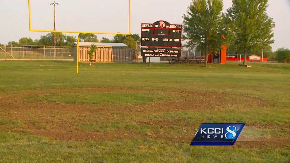 football field vandalism another